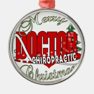ADORNO METÁLICO NAVIDADES MÉDICA CHIROPRACTICO