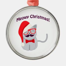 Adorno Metálico ¡Navidades Meowy!