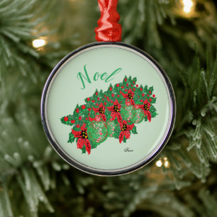 Adorno Metálico Navidades Mugs: Sensación navideña