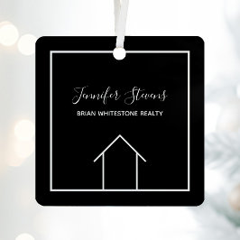 Adorno Metálico Navidades negros Personalizados modernos de Real E