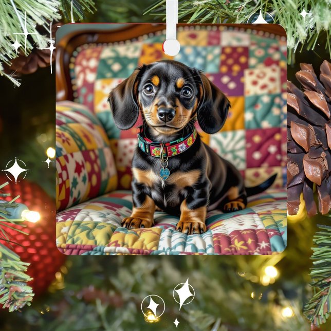 Adorno Metálico Navidades personalizados de perros con pipa de Dac (Subido por el creador)