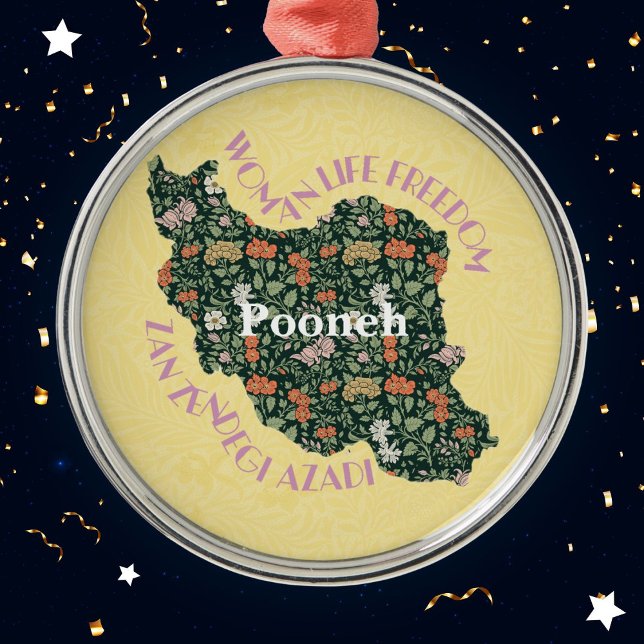 Adorno Metálico Navidades personalizados grandes regalos para muje (Custom Christmas Bulk Gifts for Women Feminists)