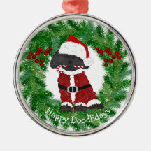 Navidades personalizados Labradoodle Santa Claus