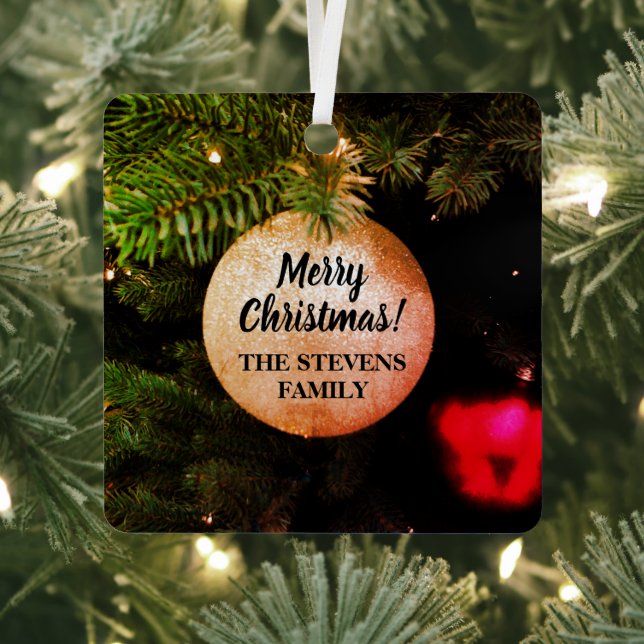 Adorno Metálico Navidades personalizados Plaza de fotos de festivi (in situ)