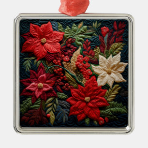 Adorno Metálico Navidades Quilt Ornament