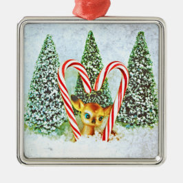Adorno Metálico Navidades retro Fawn