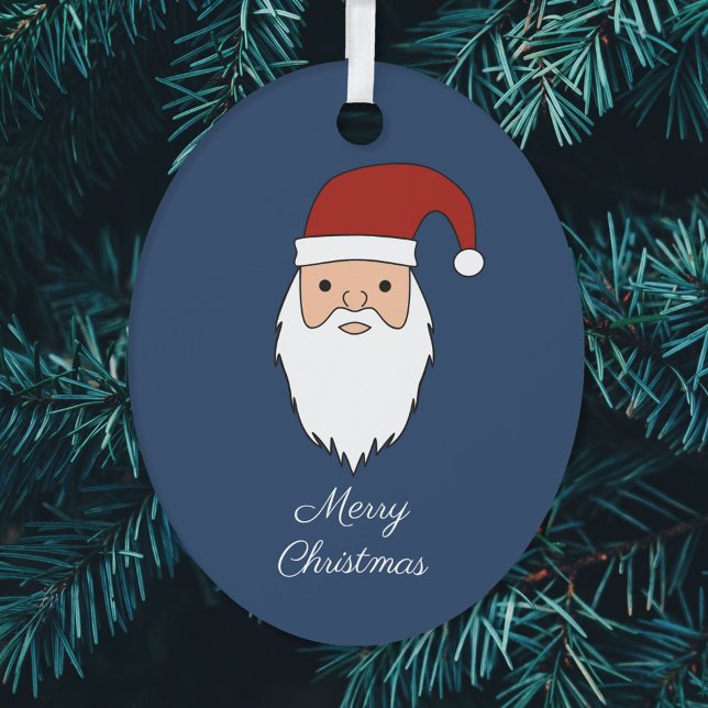 Adorno Metálico Navidades Santa Claus (Christmas Santa Claus Metal Ornament)