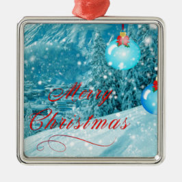 Adorno Metálico Navidades Snowy Winter Village