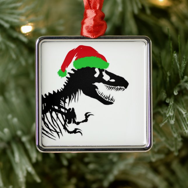 Adorno Metálico Navidades T-Rex (Árbol)