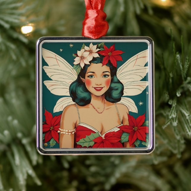 Adorno Metálico Navidades tropicales retro 50 Starlet de Pin-Up (Árbol)
