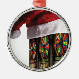 Adorno Metálico Navidades Vegas Slot Machine