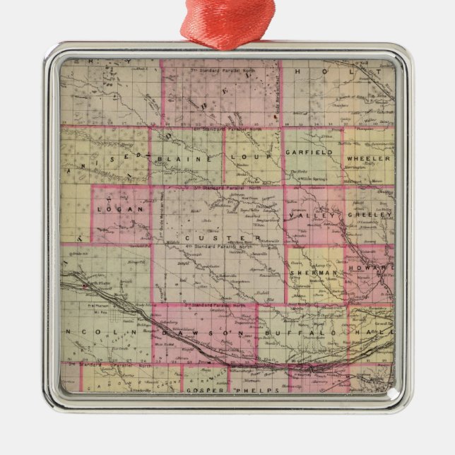 Adorno Metálico Nebraska 3 (Frente)