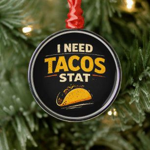 Adorno Metálico Necesito Tacos Ya