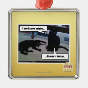 Adorno Metálico Necesito un nuevo ministro