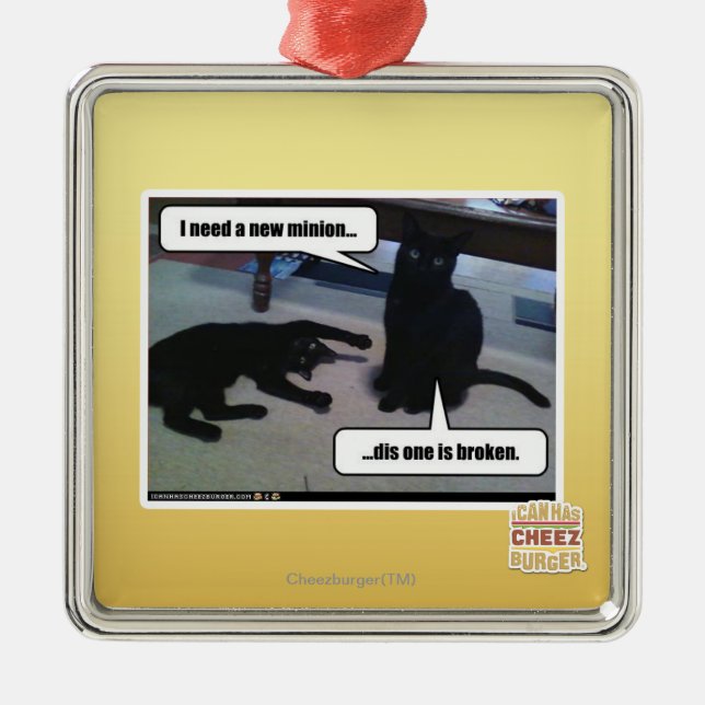 Adorno Metálico Necesito un nuevo ministro (Frente)