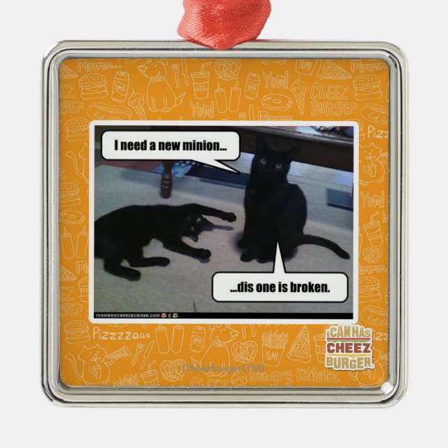 Adorno Metálico Necesito un nuevo ministro (Frente)