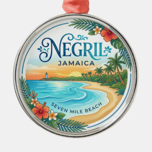 Adorno Metálico Negril Jamaica