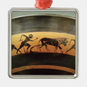 Adorno Metálico Negro-figura taza del ático