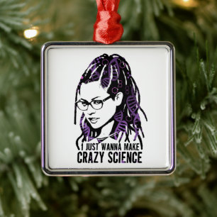 Adorno Metálico Negro huérfano Cosima - Crazy Science