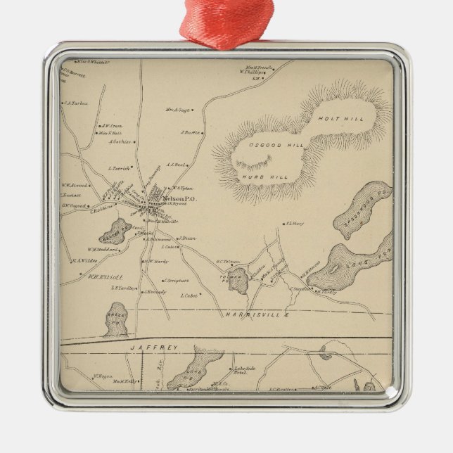 Adorno Metálico Nelson, Rindge (Frente)