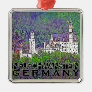 Adorno Metálico Neuschwanstein