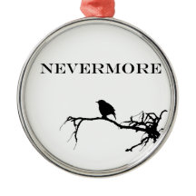 Nevermore Raven Poem Edgar Allan Poe Design