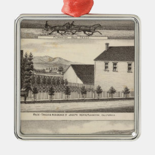 Adorno Metálico Nevis, residencias verdes, granjas