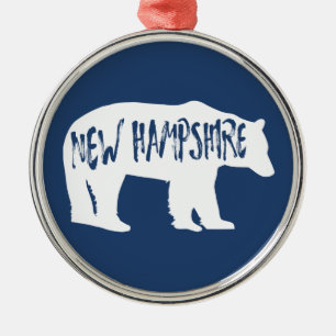 Adorno Metálico New Hampshire Bear