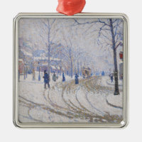 Nieve, Boulevard de Clichy, París, 1886