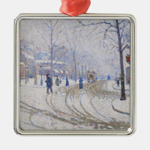 Adorno Metálico Nieve, Boulevard de Clichy, París, 1886