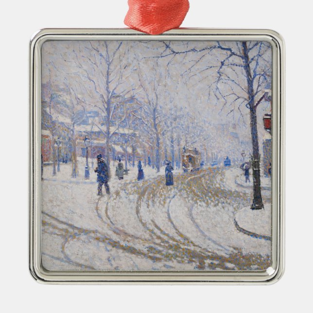 Adorno Metálico Nieve, Boulevard de Clichy, París, 1886 (Frente)