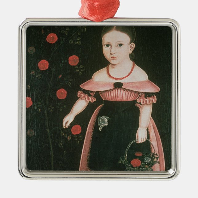 Adorno Metálico Niña en la lavanda, c.1840 (Frente)