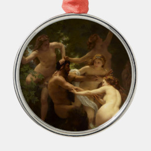Adorno Metálico Ninfas y Satyr de William-Adolphe Bouguereau
