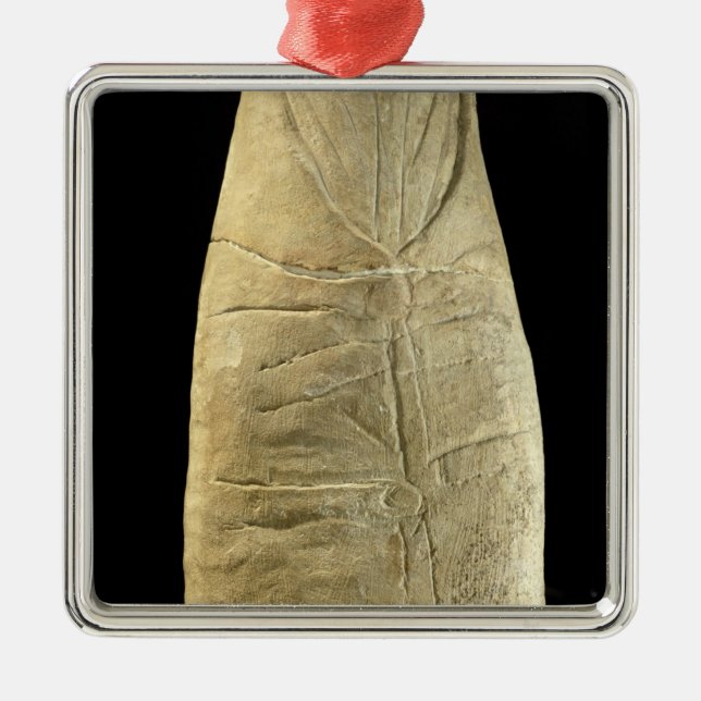 Adorno Metálico Niño en ropa swaddling (Frente)