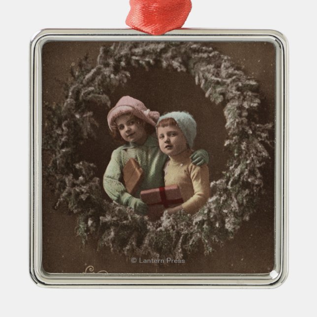 Adorno Metálico Niños en Armclasp (Frente)