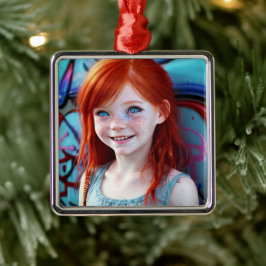 Adorno Metálico Niños tribales | Bonito Pequeño Chica Redhead
