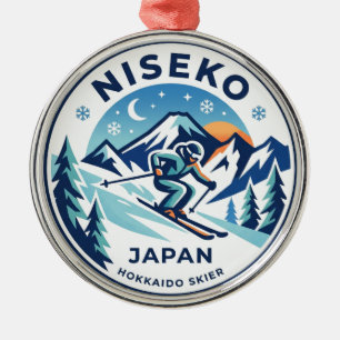 Adorno Metálico Niseko Japón