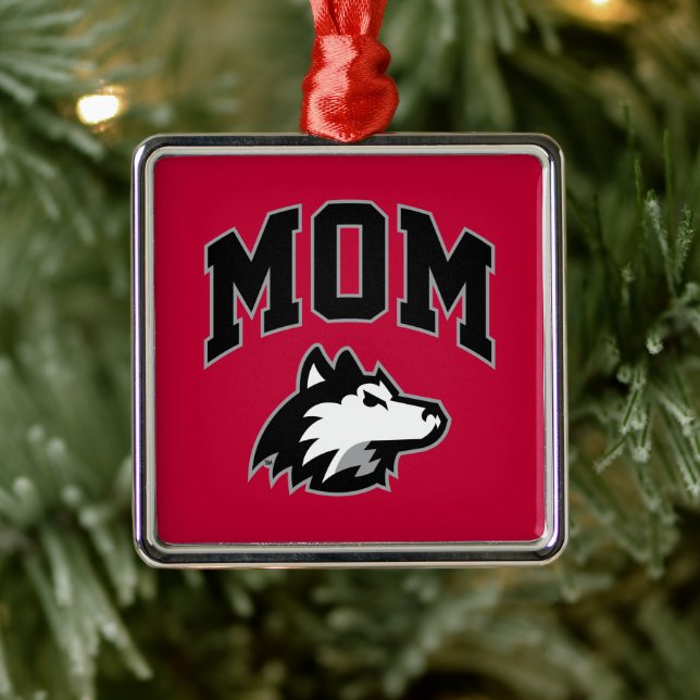 Adorno Metálico NIU Huskies Mom (Árbol)