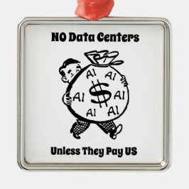 Adorno Metálico No centros de datos a menos que nos paguen