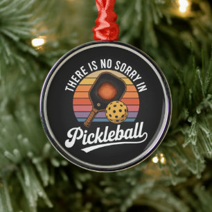 Adorno Metálico no hay disculpas en pickleball