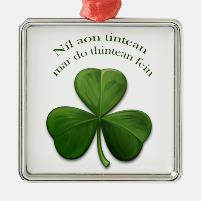 Adorno Metálico No hay lugar como casa (Frente)