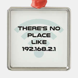 Adorno Metálico No hay lugar como el IP address casero