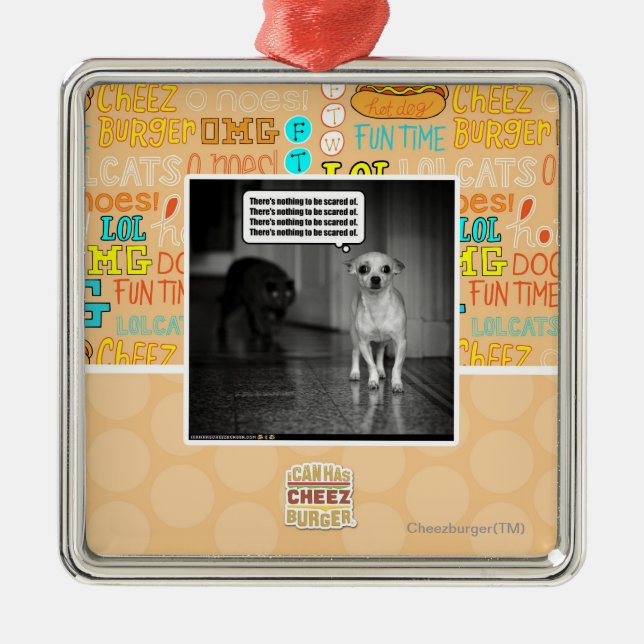 Adorno Metálico No hay nada ser asustado de (Frente)