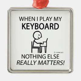 Adorno Metálico No importa más el teclado
