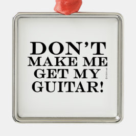 Adorno Metálico No me hagas buscar mi guitarra