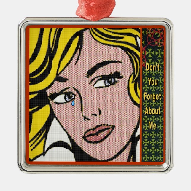 Adorno Metálico No olviden 1 (Frente)