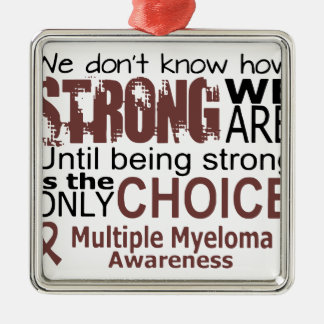 Adorno Metálico no sabemos somos fuertes hasta ser fuertes