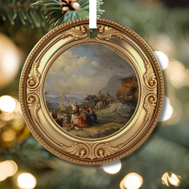 Adorno Metálico Noah and the Ark Advent Jesse Tree (Subido por el creador)