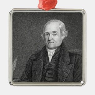 Adorno Metálico Noah Webster grabó por G. Parker