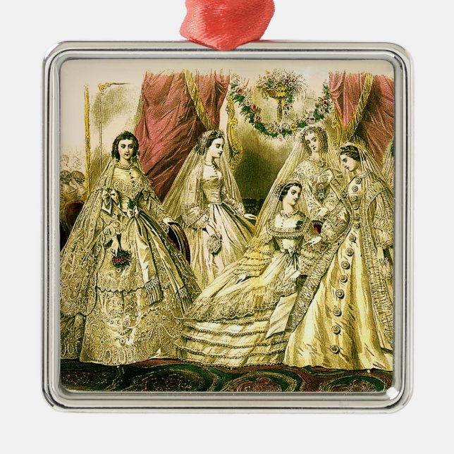 Adorno Metálico Noche de Boda de Antigüedades (Frente)